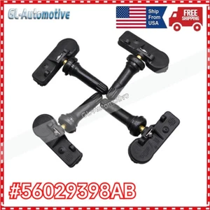 Set of 4 TPMS Tire Pressure Sensors For Jeep Wrangler Grand Cherokee Challenger - Picture 1 of 14