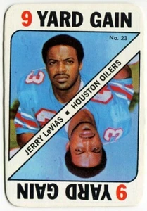 1971 Topps Game Insert #23 Jerry LeVias Houston Oilers - Picture 1 of 2