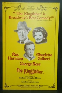 The Kingfisher Comedy Theater Broadway Window Card Poster 14" x 22" - Picture 1 of 7