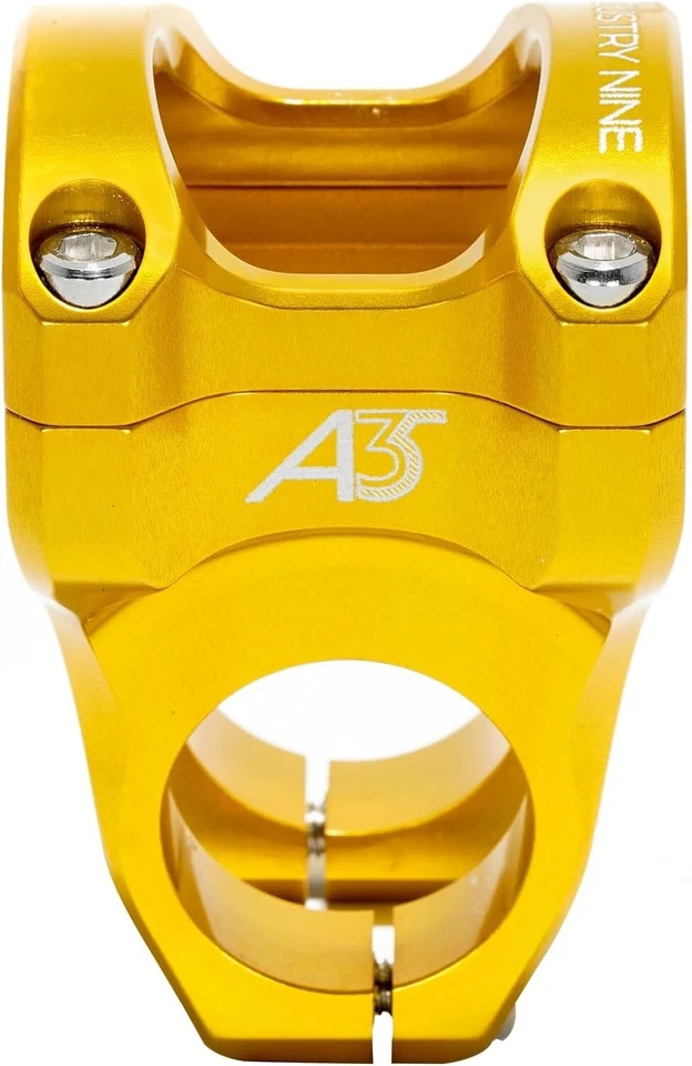Industry Nine A35 MTB Mountain Bike Bicycle Stem Gold +/- 7 degree 35.0 x 50mm - Image 1 of 4