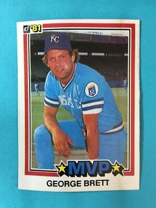 1981 Donruss Set Break  #491 GEORGE BRETT *  NM-MT or BETTER   E5023303
