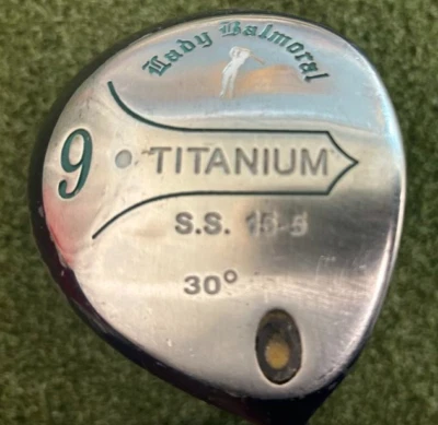 Lady Balmoral Titanium 9 Wood 30*/RH/ Ladies Graphite~39.5" /New Grip / zb8399 - Image 1 of 4