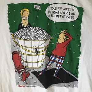 Vintage Creators Syndicate 1993 Golf T-Shirt MFG T-Shirt People Size XL - Picture 1 of 12