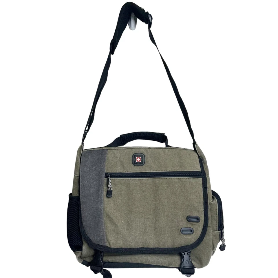 SwissGear Wenger Bolso Mensajero Ajustable de Zinc con Compartimento Acolchado para Laptop Foto 1 de 4