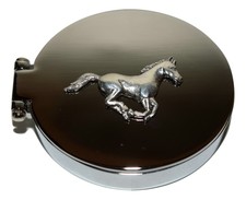 Horse Alarm Clock Silver inc pewter emblem travel clock inc photo slot inside