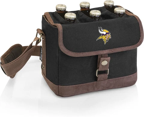 NFL Unisex-Adult NFL Beer Caddy Cooler Tote with Opener Cover