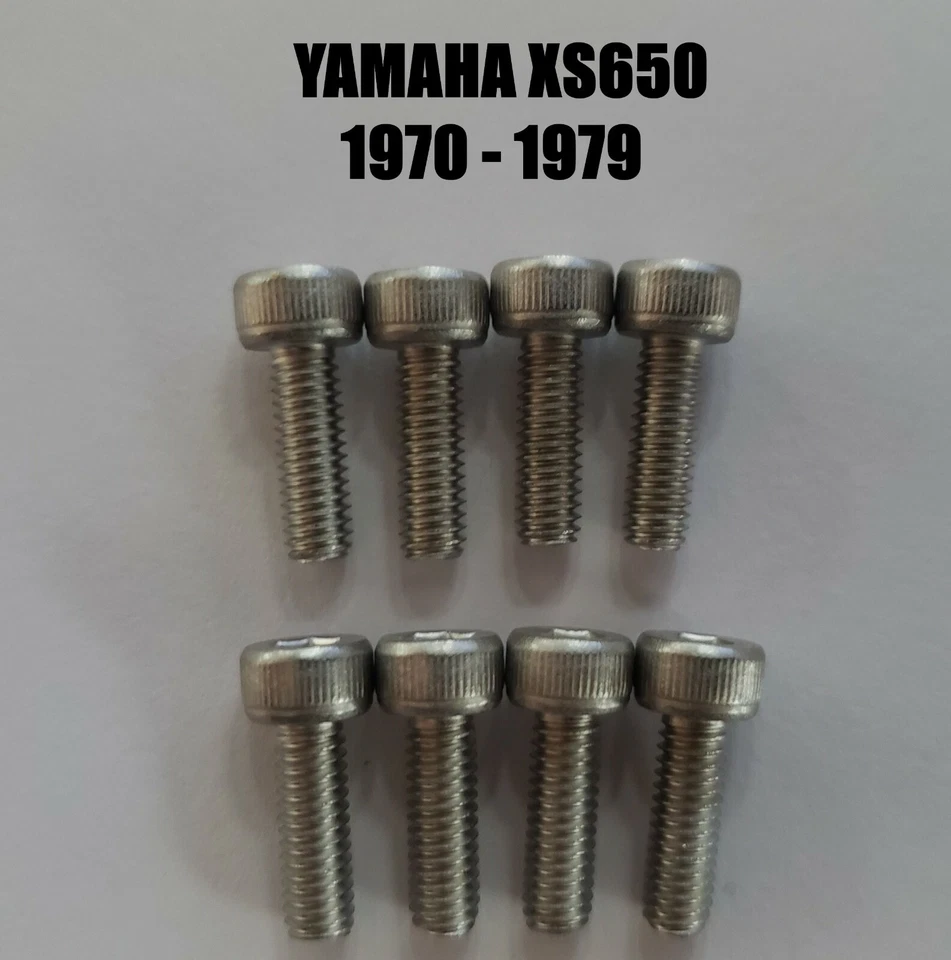 Tornillos flotadores carburador de acero inoxidable Yamaha XS650 XS1 XS2 TX650 (1970-1979) Foto 1 de 1