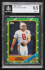 1986 Topps Steve Young #374 BGS 6.5 Rookie RC HOF