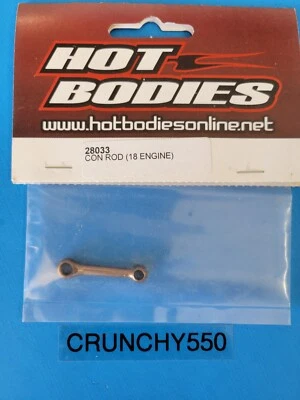 Hot Bodies .18 Motor Con Rod 28033 Vintage RC Parte Foto 1 de 3