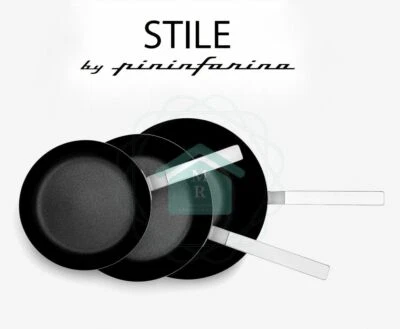 MEPRA PADELLA ANTIADERENTE ETERNA® ACCIAIO INOX LINEA STILE BY PININFARINA - Immagine 1 di 4