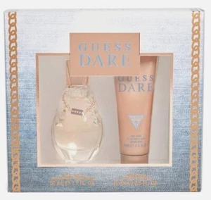 GUESS DARE by GUESS EDT Spray 1.7 Oz Body Lotion 2.5 Women Gift Set New In Box. - Picture 1 of 2