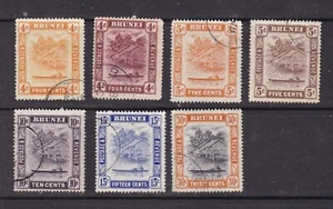 Brunei 1908 7 values to 30c (C451) - Picture 1 of 1