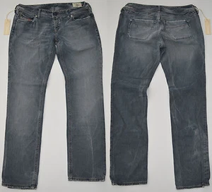 Womens Diesel LOWKY Jeans BNWT Grey Wash 008F Straight Leg Slim Fit RRP £150 NEW - Picture 1 of 4