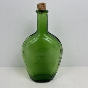 Benjamin Franklin Green Bottle with Cork -needs cleaning- fair condition Vintage - Picture 1 of 9