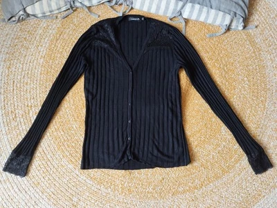 PASSPORT Cardigan / Strickjacke - Gr. M - schwarz - TOP!!! - Bild 1 von 4