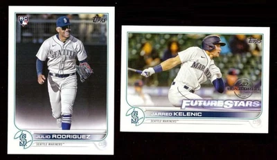 2022 Topps 582 Montgomery Club - SEATTLE MARINERS w/Julio Rodriguez complete set - Image 1 of 4