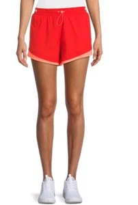 Pantalones cortos de running activos para mujer Avia talla mediana (8-10), naranja/rojo - Imagen 1 de 3