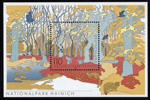 Federal Republic Block 52 German National And Nature Parks Hainichen Mint - Picture 1 of 1
