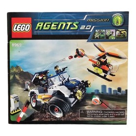 LEGO #8969 Agents 2.0 4-Wheeling Pursuit INSTRUCTION MANUAL ONLY BOOKLET