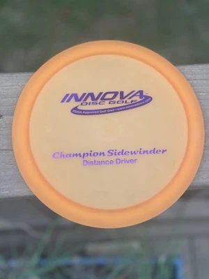 Innova PFN Champion Sidewinder Distance Driver Golf Disc 166g Patent # - Image 1 of 4