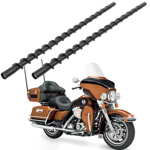 Antena espiral VOFONO 2 PIEZAS 13 pulgadas para Harley Davidson Touring Elec 1989-2024... - Imagen 1 de 6