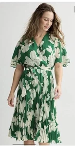 SANDRA DARREN DRESS/RETAIL$120/SIZE 18/CHIFFON /NEW WITH TAG/LINED - Picture 1 of 2