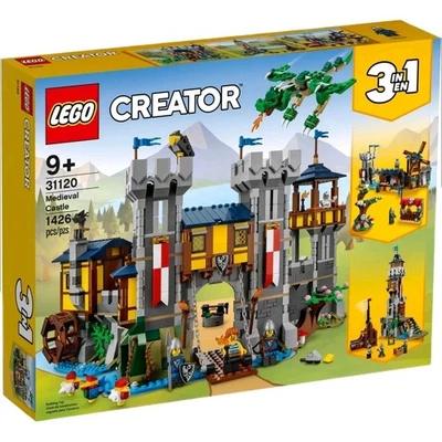 Lego 31120 Creator Medieval Castle 3 in 1 RETIRED New Sealed Dragon Build 3in1 - Image 1 of 4