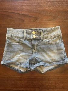 Abercrombie Girl 7/ 8 Jean Shorts 100% Cotton - Picture 1 of 9