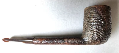 Ashton Pebble Grain LX England 8 Billard Vintage Rusticated Smoking Pipe - Image 1 of 4