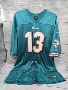 Vintage 90er Dan Marino Nike Trikot XL Miami Delphins #13 Football NFL Team Sport  - Bild 1 von 9