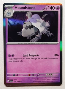 Houndstone 043/091 Sv: Paldean Fates Holograma Inverso - Imagen 1 de 1