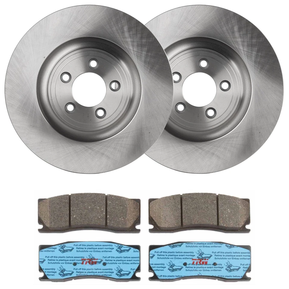 KIT TRW-072924-2439 Juego de 2 ruedas discos de freno y kits de pastillas delanteras para Jaguar XKR Foto 1 de 4