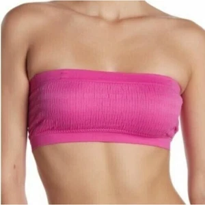 Free Press Women's Rebecca Seamless Bandeau Bralette Pink Medium $19 - Picture 1 of 2