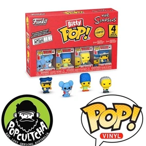 Simpsons - Itchy, Marge Simpson, Moe & Mystery Chase Bitty Pop! Vinyl 4-Pack - Picture 1 of 2