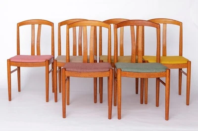 6 of 12 Carl Ekström Chairs – Swedish Mid-Century Modern, Teak Dining Chairs - Bild 1 von 4