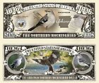 Mockingbird Polyglot Banconota Million Dollaro Uccello Arkansas US Animale