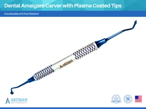 Dental Amalgam Carver with Plasma Coated Tips ARTMAN - Picture 1 of 3