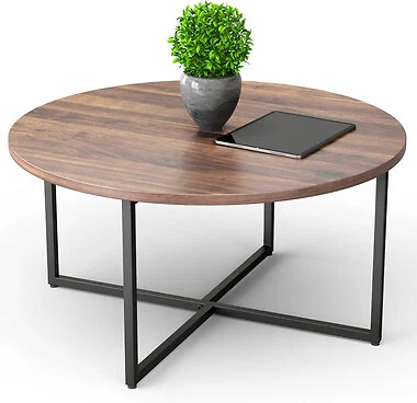 Round Coffee Table Home Furniture for Living Room Decor - Image 1 of 4