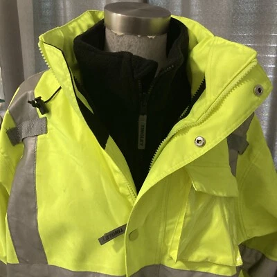 Tingley Emergency Response Jacket W/ Fleece Liner Colorblock Hi-Vis Size Large - Image 1 of 4