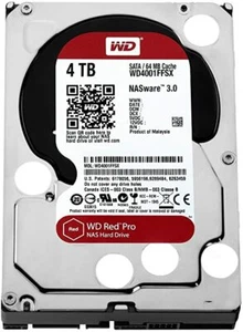 WESTERN DIGITAL RED PRO 4TB WD4001FFSX 7200U/min NASWARE 3.0 SATA III 64MB 3.5'' - Picture 1 of 7