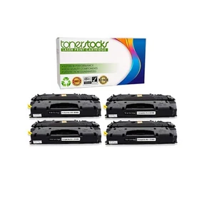 4 PK CE505X High Yield Toner Cartridge for HP 05X LaserJet P2055d P2055dn P2055 - Picture 1 of 1