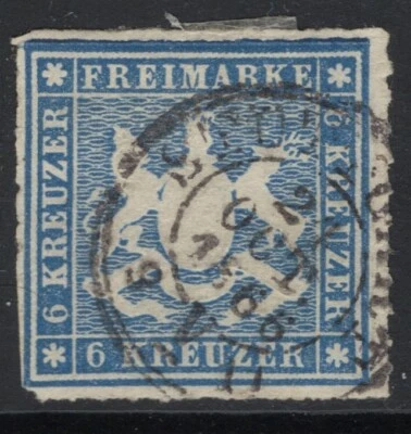 Wurttemberg Scott 43 used CV $45 - Image 1 of 2