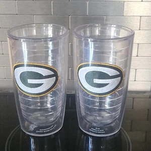 Green Bay Packers TERVIS 16oz Hot Cold Tumbler No Lids Set of 2 - Picture 1 of 6