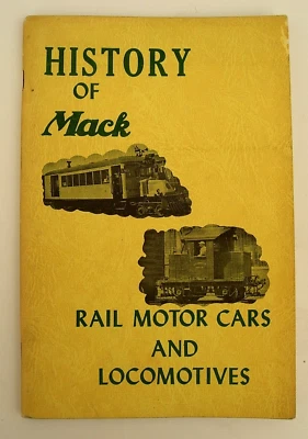 1st Editon Book History Of Mack Rail Motor Cars & Locomotives 1959 VGC - Image 1 of 4