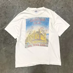 Vintage 90s Grateful Dead New York City Faded Graphic T-Shirt Single Stitch 1995 XL - Bild 1 von 4
