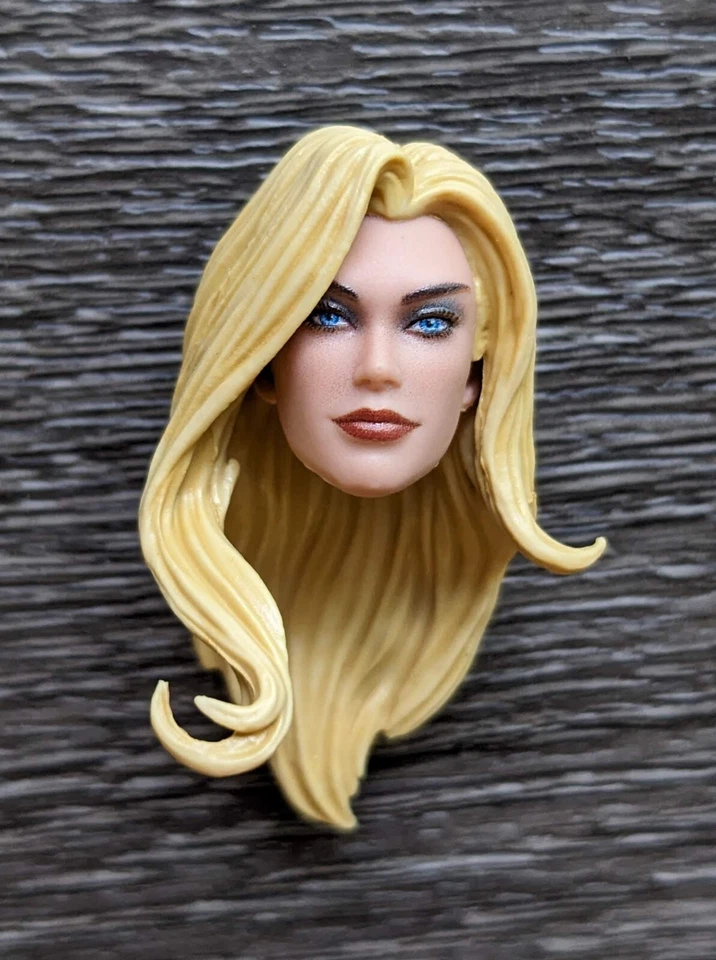Marvel Legends SHARON CARTER LONG HAIR HEAD Fodder (Shield 3 Pack Figure - Image 1 of 1