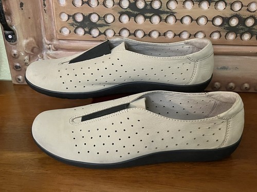 Mocassini nabuk beige sabbia Clarks Collection taglia 11 M