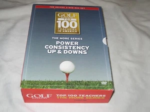 Golf Magazine Top 100 Teachers: The More Series DVD's 3-Disc Box Set Lessons - Picture 1 of 4