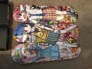 MR/KK KaiKai Skateboard Skate Deck Art Artist NTWRK HIGH SCHOOL STORY! SET OF 3 - Picture 1 of 7