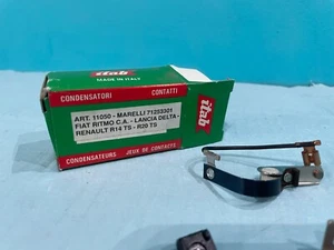 punte puntine platinate CONTATTI SPINTEROGENO FIAT RITMO RENAULT 14 LANCIA DELTA - Picture 1 of 3